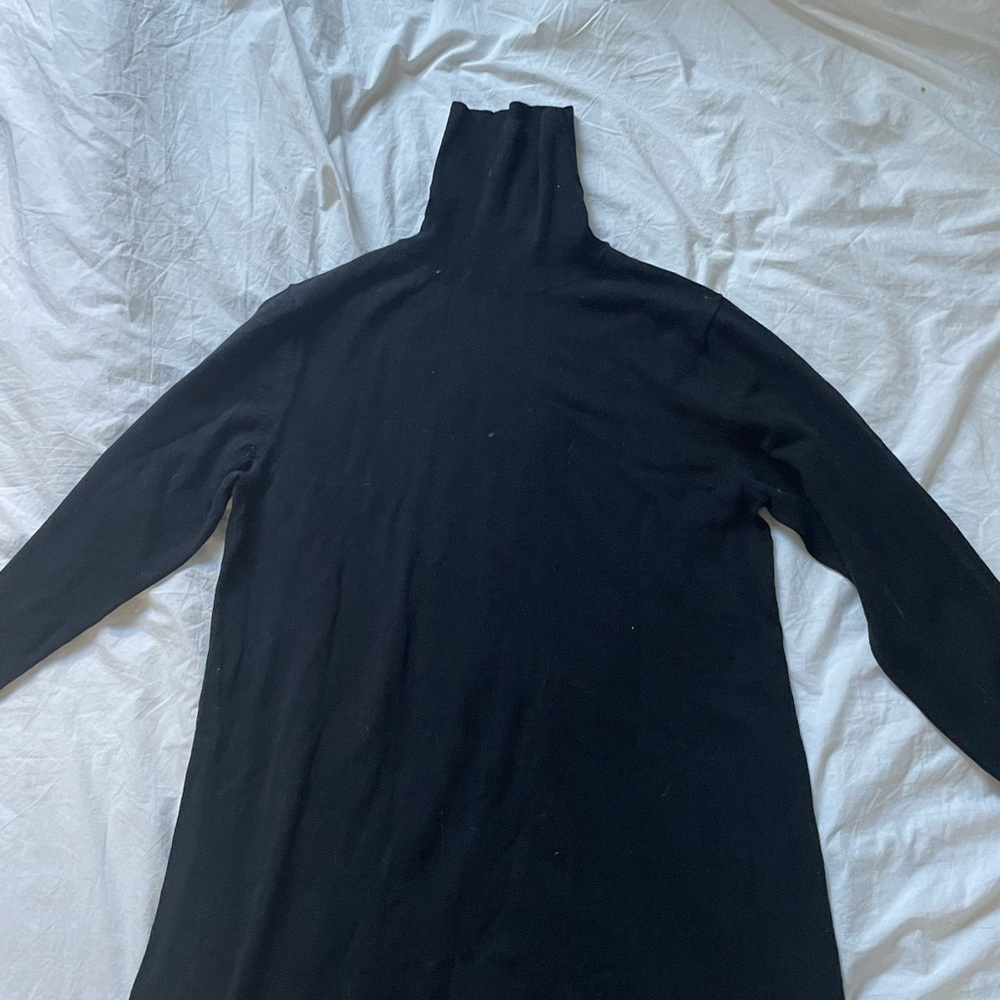 Uniqlo +J wool turtleneck midi dress